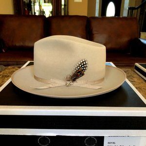 Stetson Stratoliner Silverbelly 7 1/4 Great Fedora!